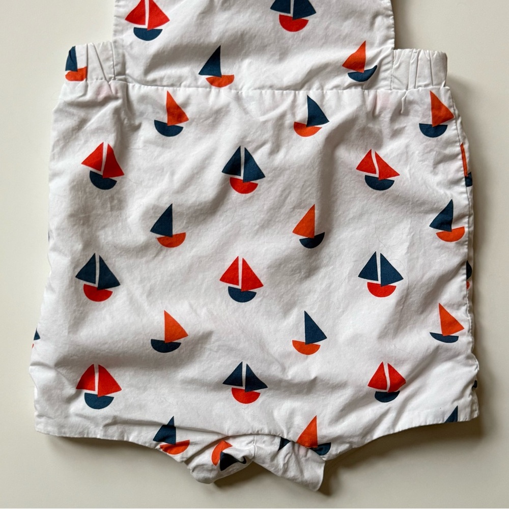 Jacadi Baby Unisex Sailboat Romper - Size 12M - Picture 4 of 16